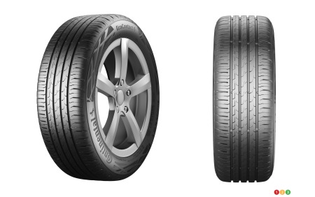 The Continental Ecocontact6 tire
